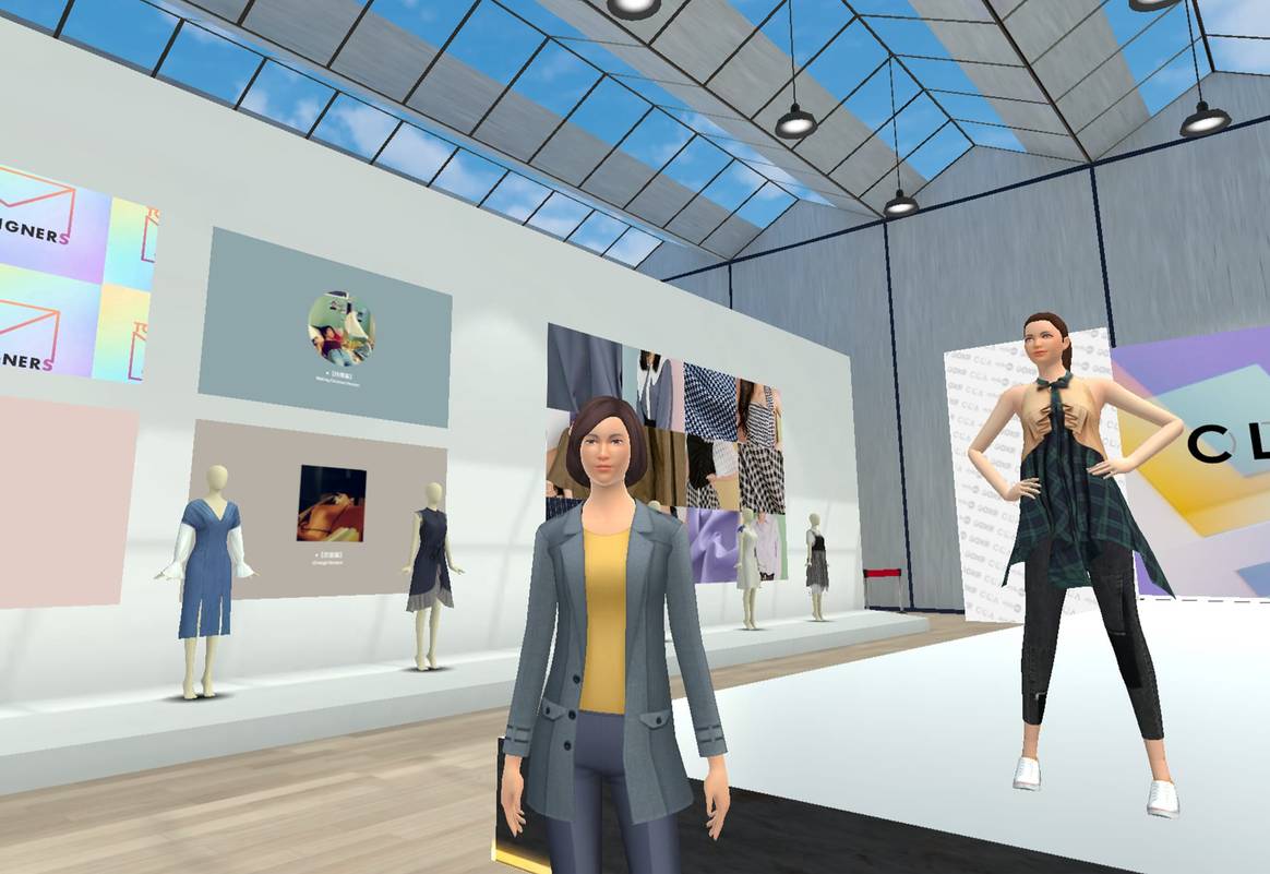 Style.Me's Metaverse Fashion Event in collaboration with XRSpace and CLA Fashion Platform. Image: Style.Me