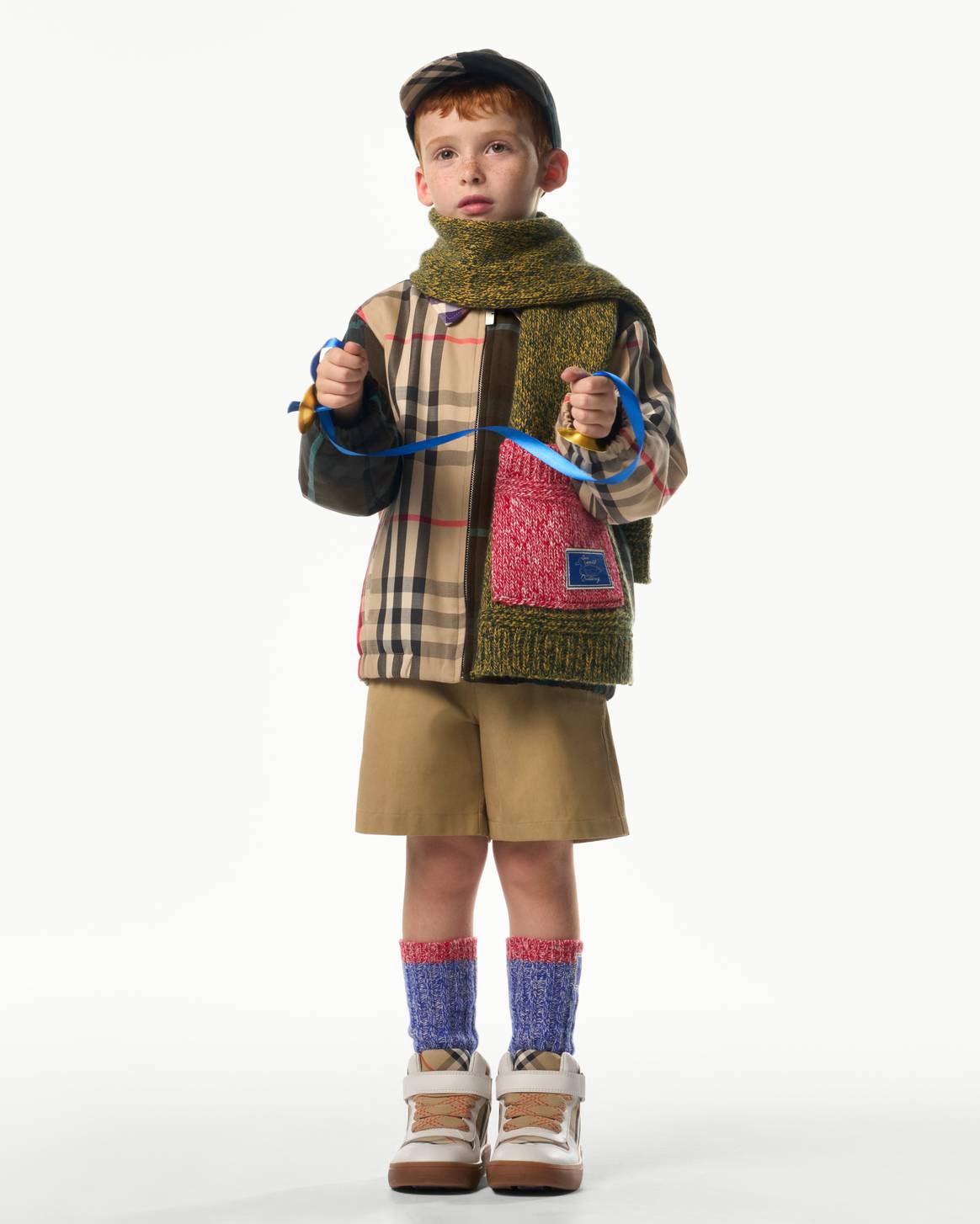 Colección infantil de Burberry de la cápsula Remake como parte de su campaña 'Wrapped in Burberry'.