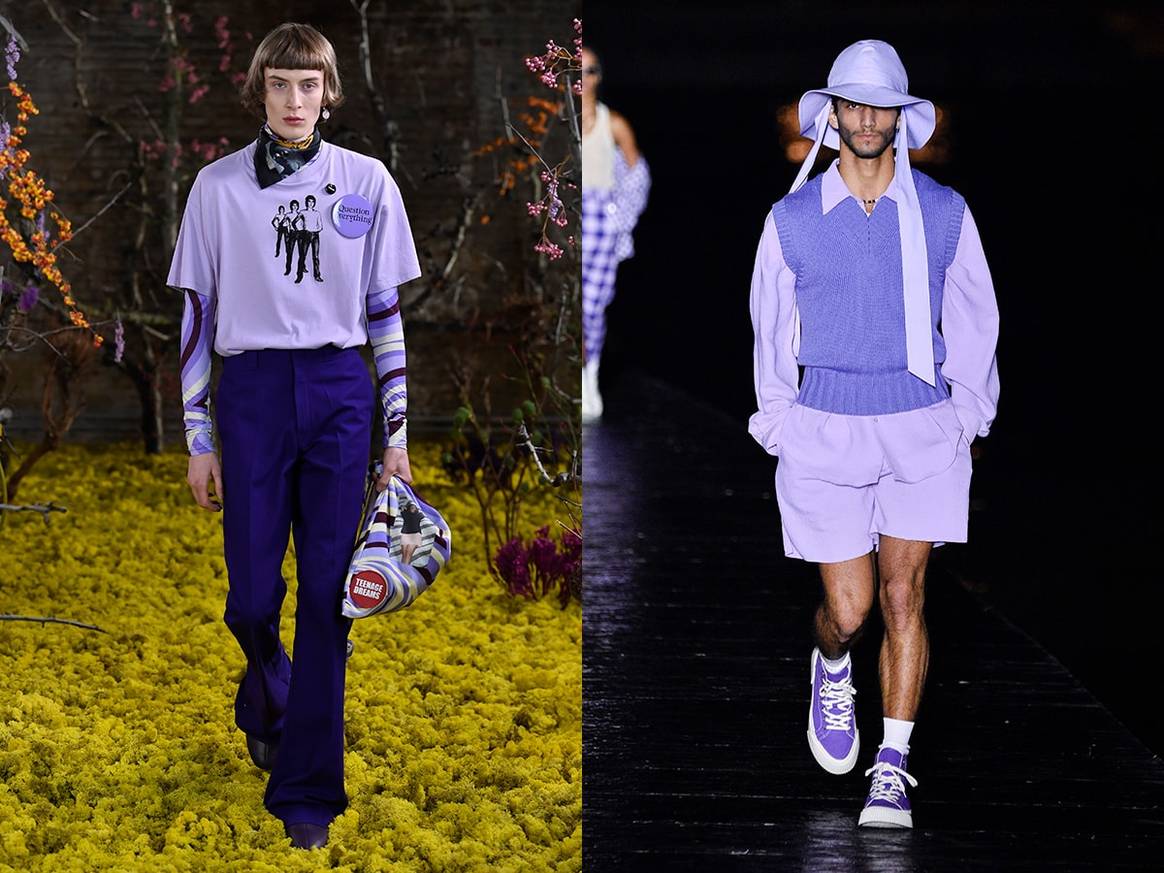 Imagen: Raf Simons (izquierda), AMI Alexandre Mattiussi
(derecha) SS21 © Catwalkpictures.com