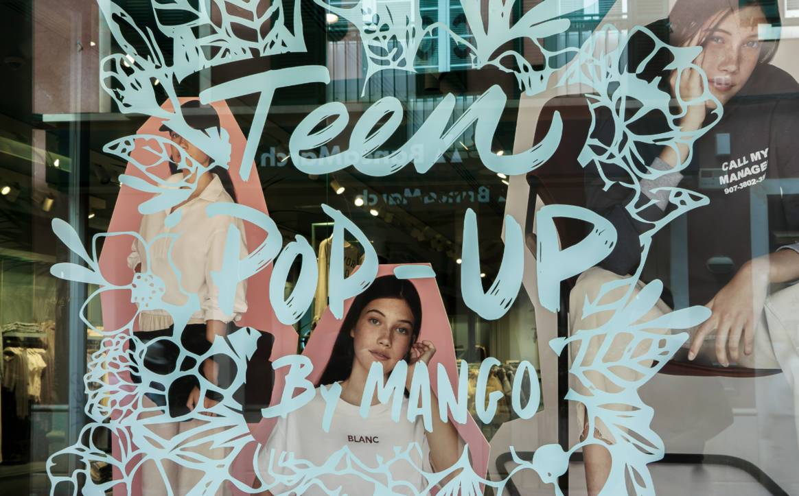 Imagen: pop-up Mango Teen