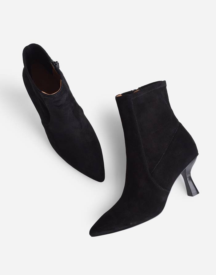 The Justine Ankle Boot in Suede | Madewell