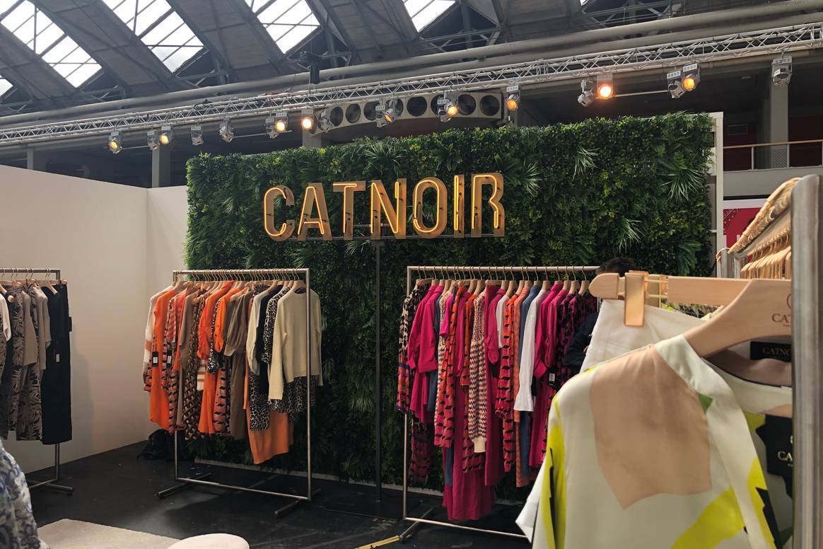 Catnoir-stand op de Modefabriek in juli 2022. Beeld: Catnoir