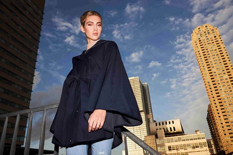 One coat for all seasons: Daphne Gerritse, Founder and Designer of Rain Couture