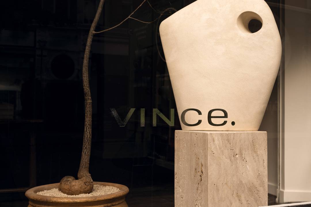 Vince European flagship on Marylebone High Street, London