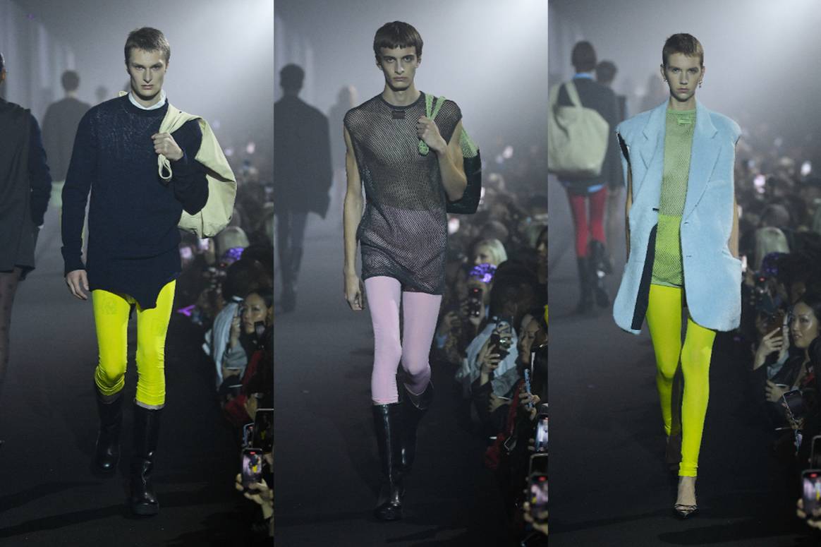 Credit: SILHOUETTEN UIT DE LAATSTE COLLECTIE VAN SIMONS' EIGEN MERK. BEELD: RAF SIMONS SS23