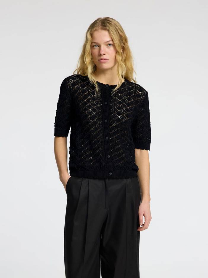 Korte Mouwen Gebreid Vest | Selected-Femme