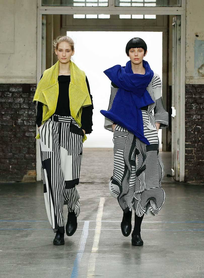 Issey Miyake AW19: huispatronen herbezocht en heruitgevonden