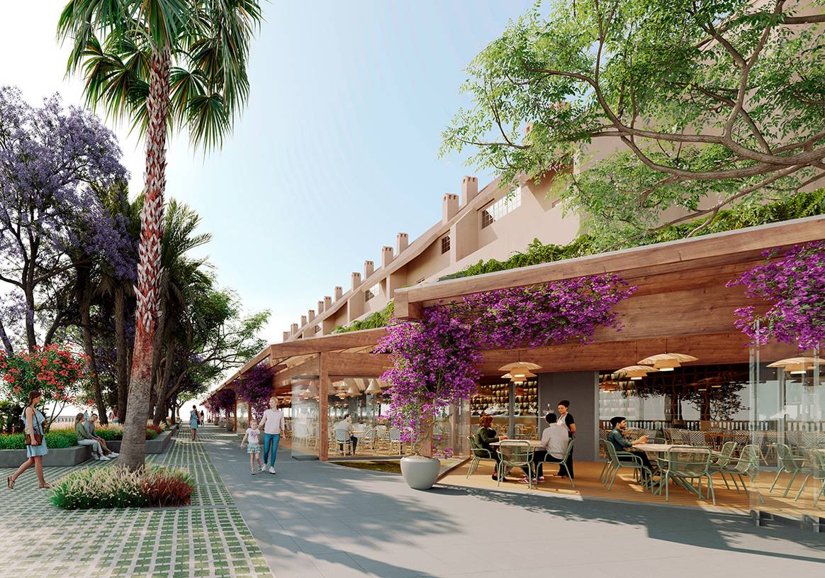 Proyecto de acondicionamiento del paseo de “La Tajería” del centro comercial Bahía Sur.