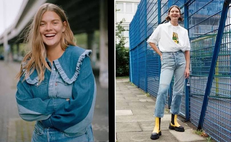 Ganni lanza una colaboración con Levi's para alquilar algunas de sus prendas míticas