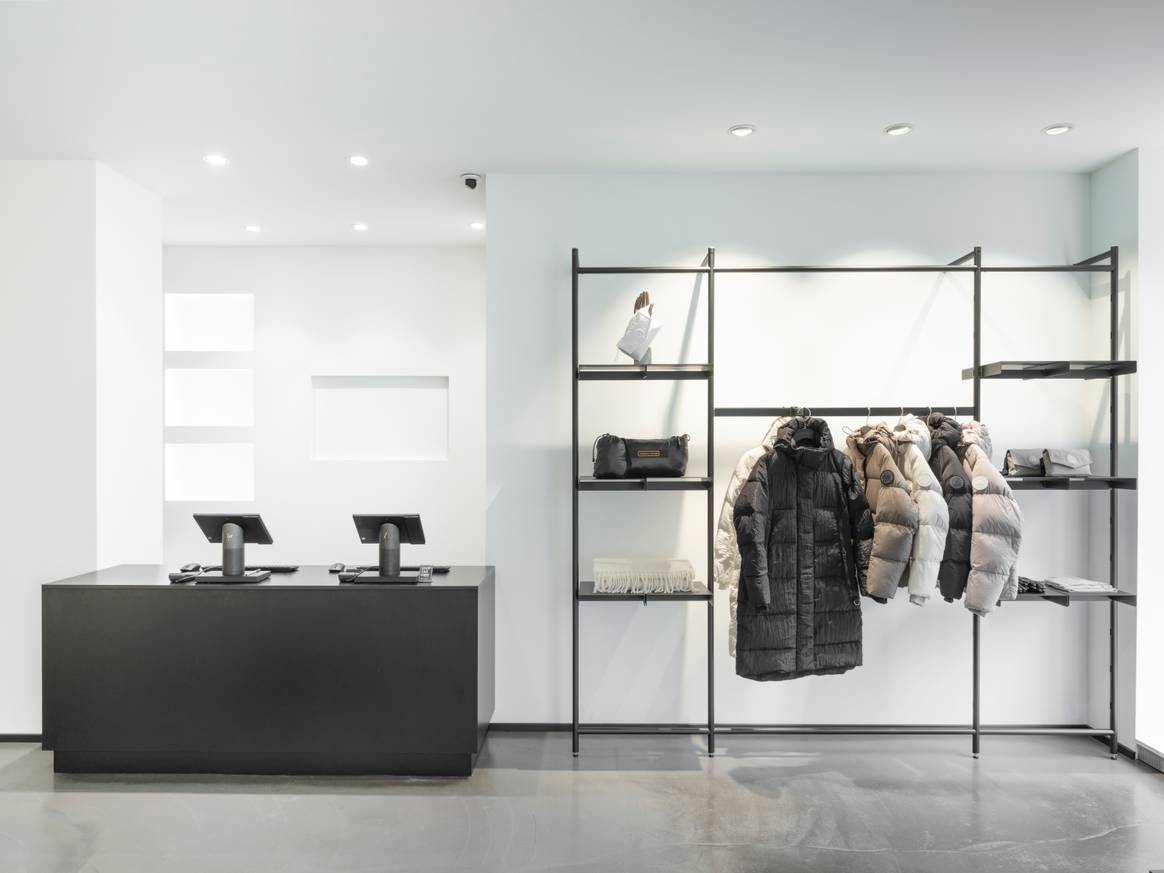 Ein Pop-up von Canada Goose in Zürich