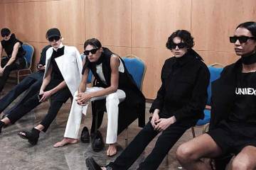 Rad Hourani celebrates unisex at Arab Fashion Week