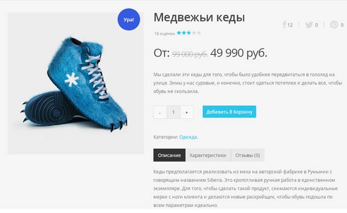 В России появились шерстяные кеды стоимостью 50 тыс рублей