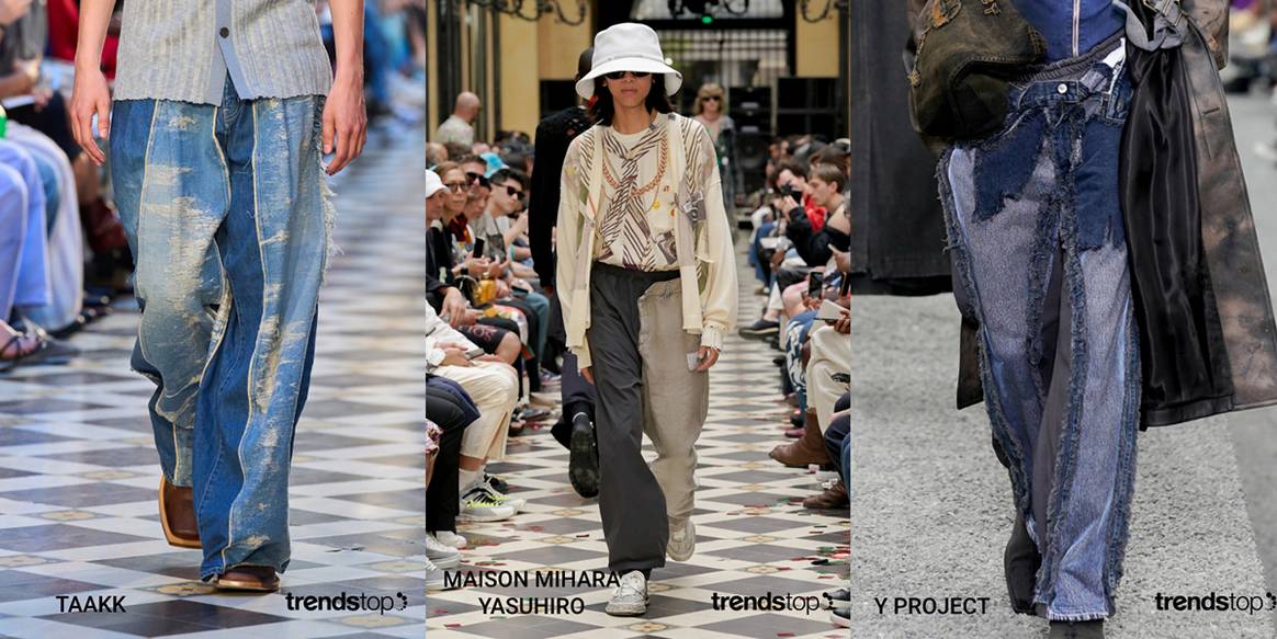 Spring/Summer 2023 menswear demin trends