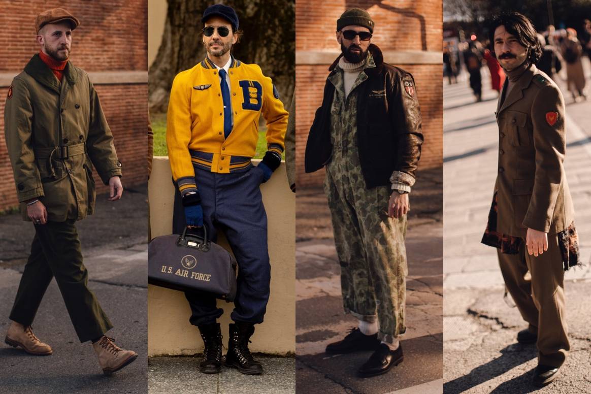 Army-Style bei Pitti Uomo FW24