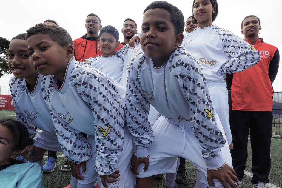 Rio Ferdinand Foundation and Lyle & Scott partnership image