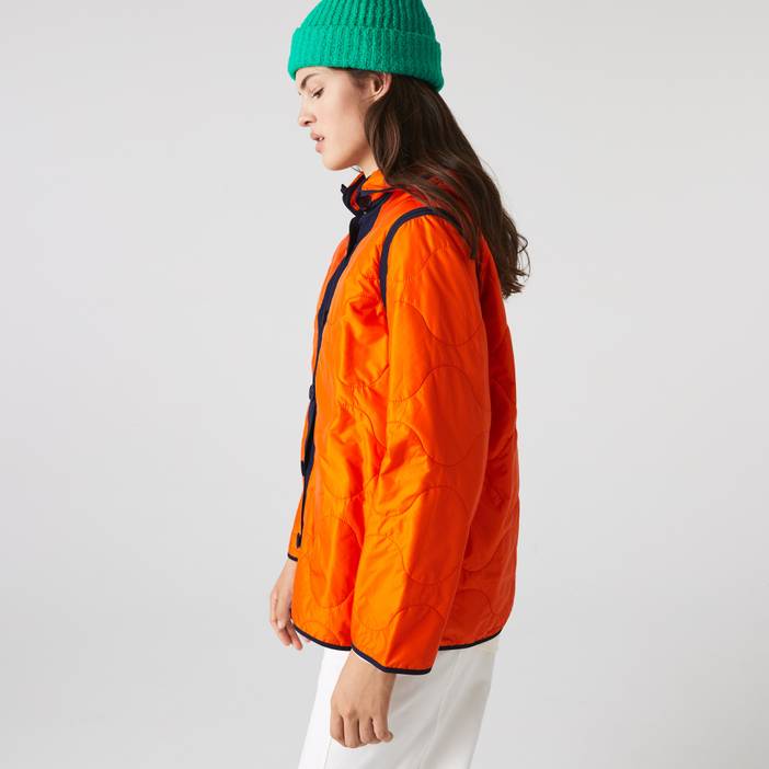 Damen Lacoste 3-in-1 Parka und gefütterte Jacke | Lacoste