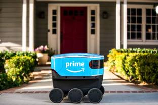 Amazon debuts robot for small deliveries in the US