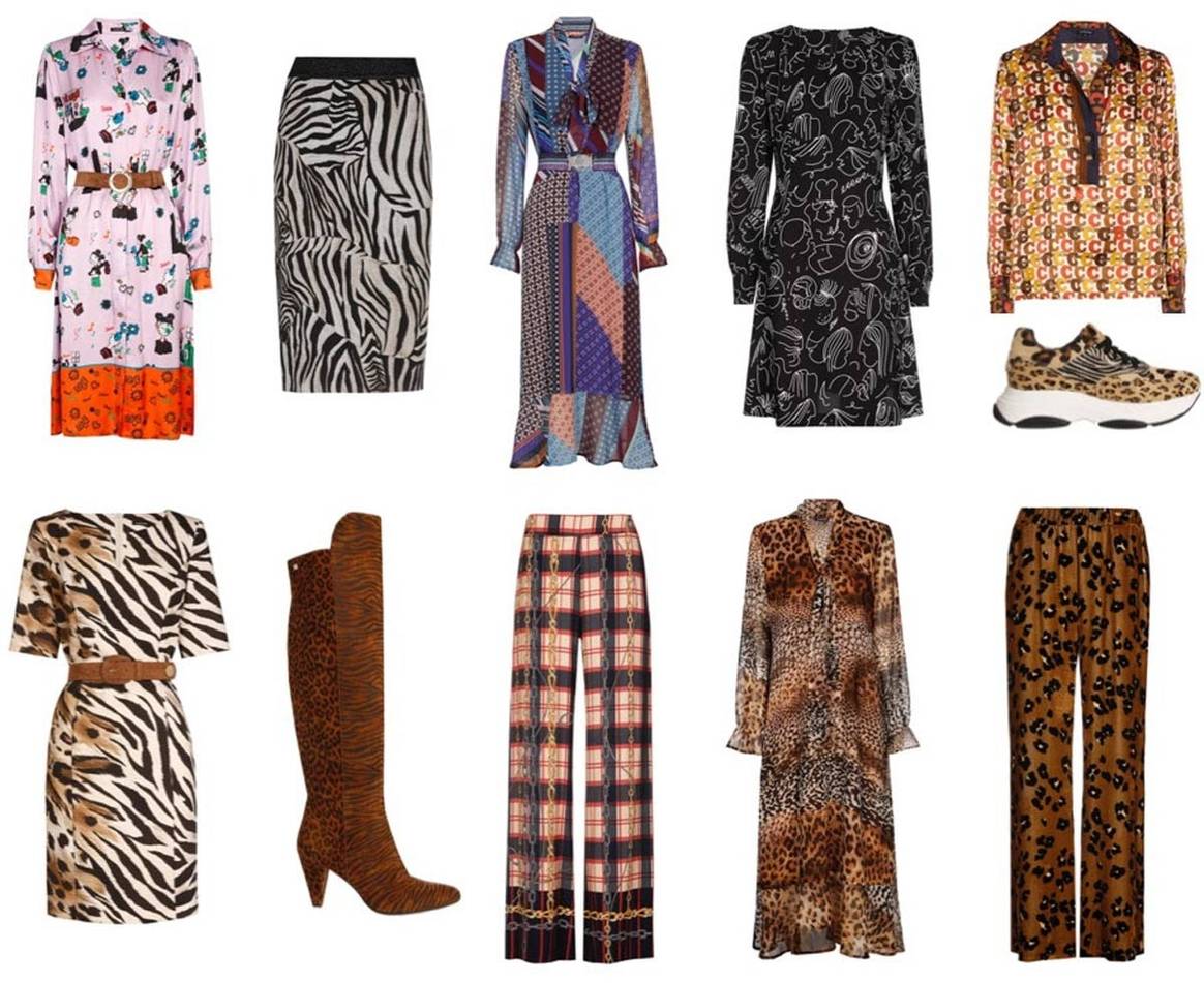 Prints all over met Caroline Biss