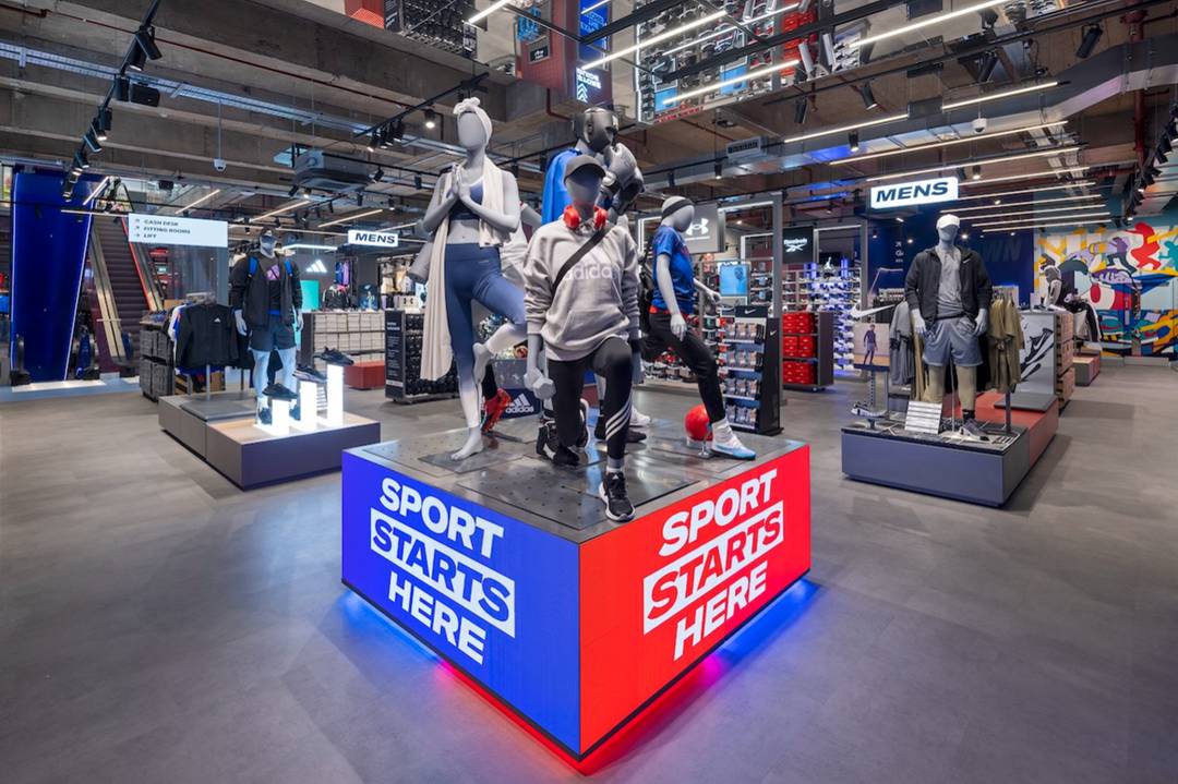 Sports Direct store interior