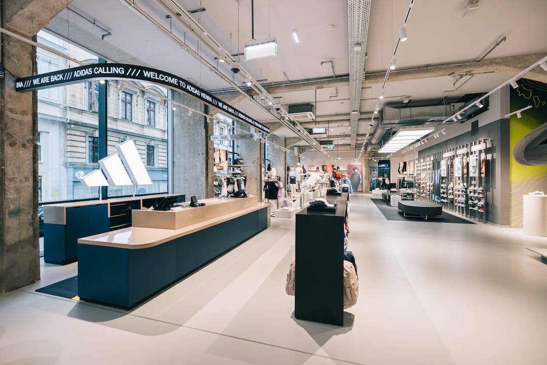 Blick in den neuen Wiener Adidas-Store