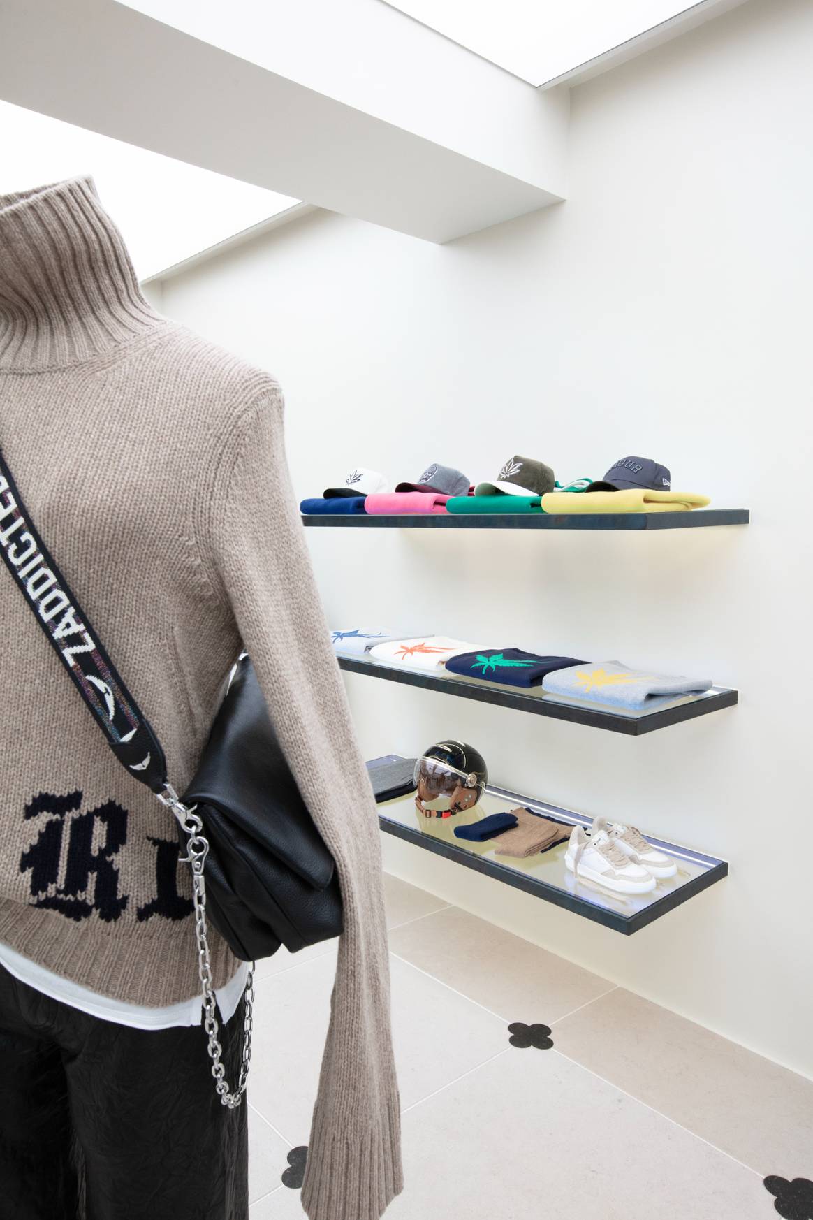 Zadig & Voltaire and Pellat-Finet co-branded concept store at 326 Rue Saint-Honoré, Paris