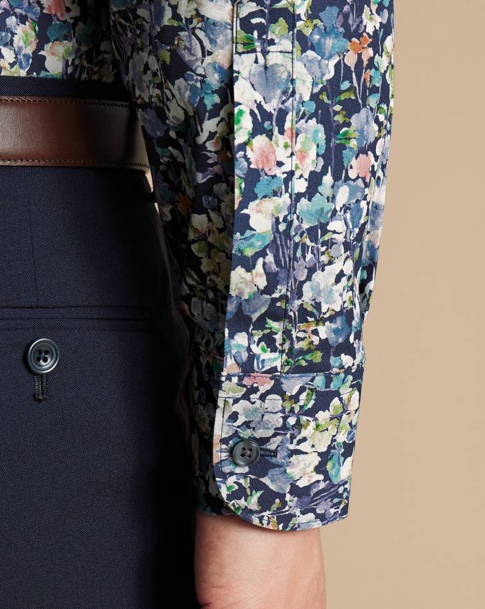 Men's Charles Tyrwhitt Made With Liberty Fabric Semi-Cutaway Floral Shirt | Charles Tyrwhitt