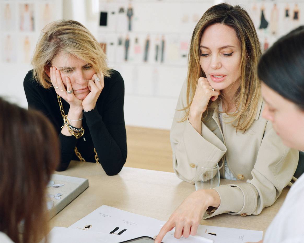 Gabriela Hearst und Angelina Jolie. Foto: Chloé