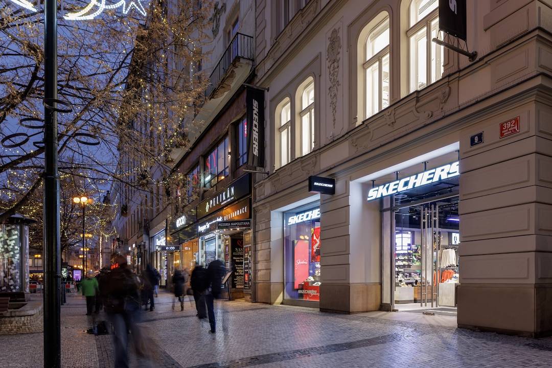 Skechers store in Prague.