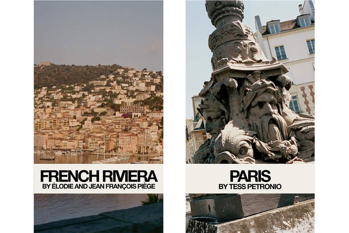 Guías (virtuales) del nuevo “Travel Mode” de Zara para Francia.