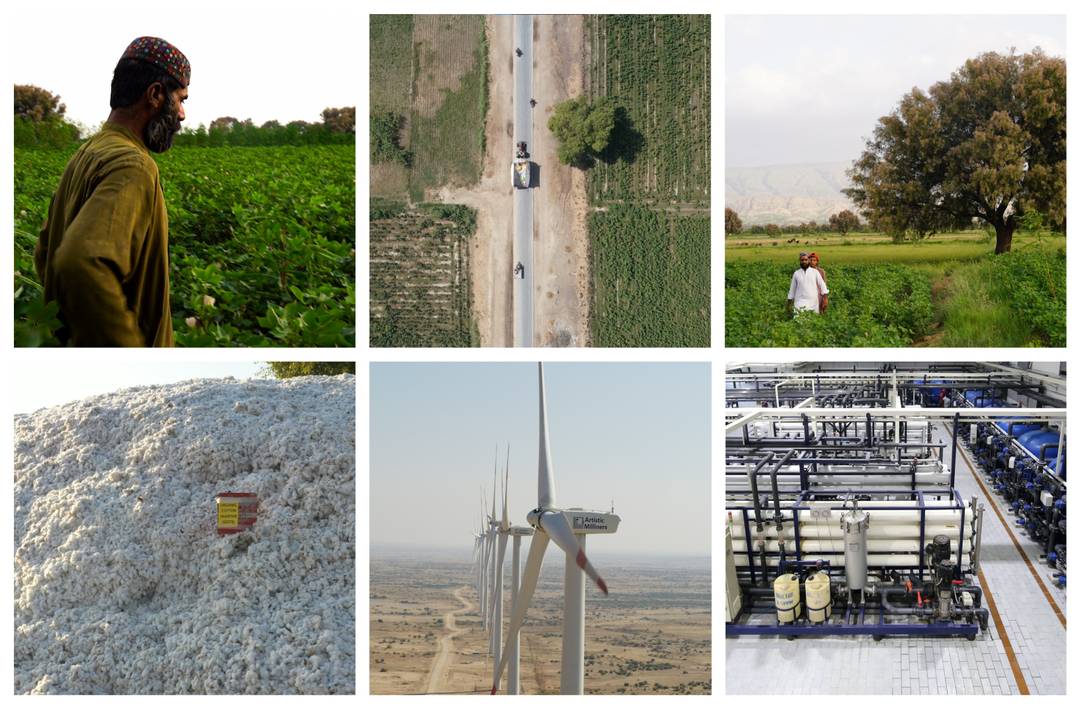 Cotton (farming) images Artistic Milliners (4x), Wind mill Artistic Milliners and Water Recycling Artistic Milliners