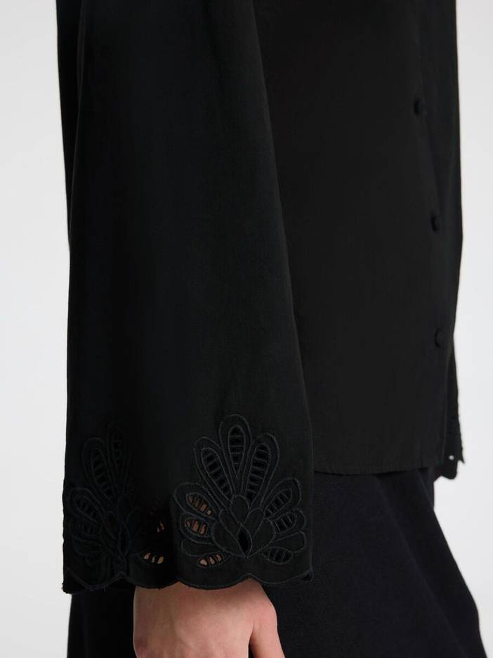 Broderie Anglaise Overhemd Met Lange Mouwen | Selected-Femme
