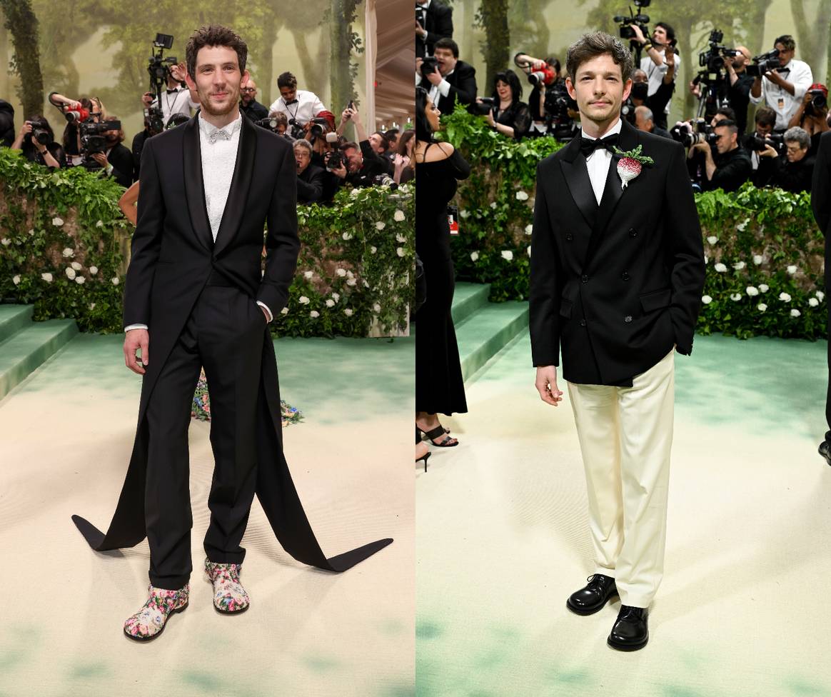 Josh O’Connor y Mike Faist en Loewe.