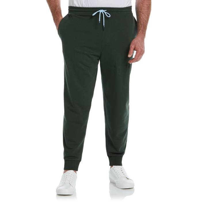 Men's Big & Tall Organic Cotton Fleece Logo Pants | Original Penguin
