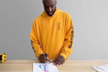 Virgil Abloh collabore à nouveau avec Evian