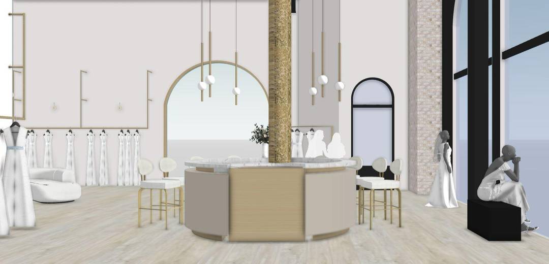 CGI of renovated Galia Lahav Los Angeles flagship