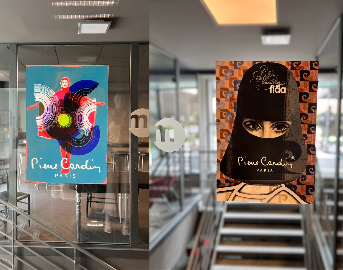 Two artworks from Fida artists celebrating 50th anniversary of Battle of Versailles