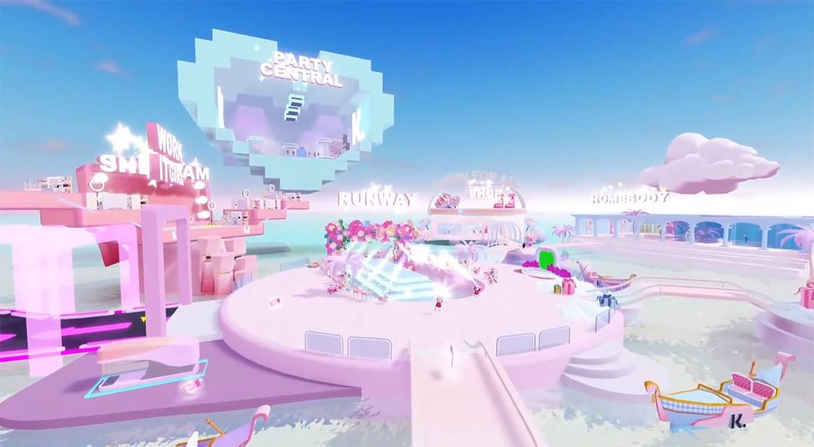 Photo Credits: Mundo virtual “Shein x Klarna Wonderland”, en el metaverso de Roblox.