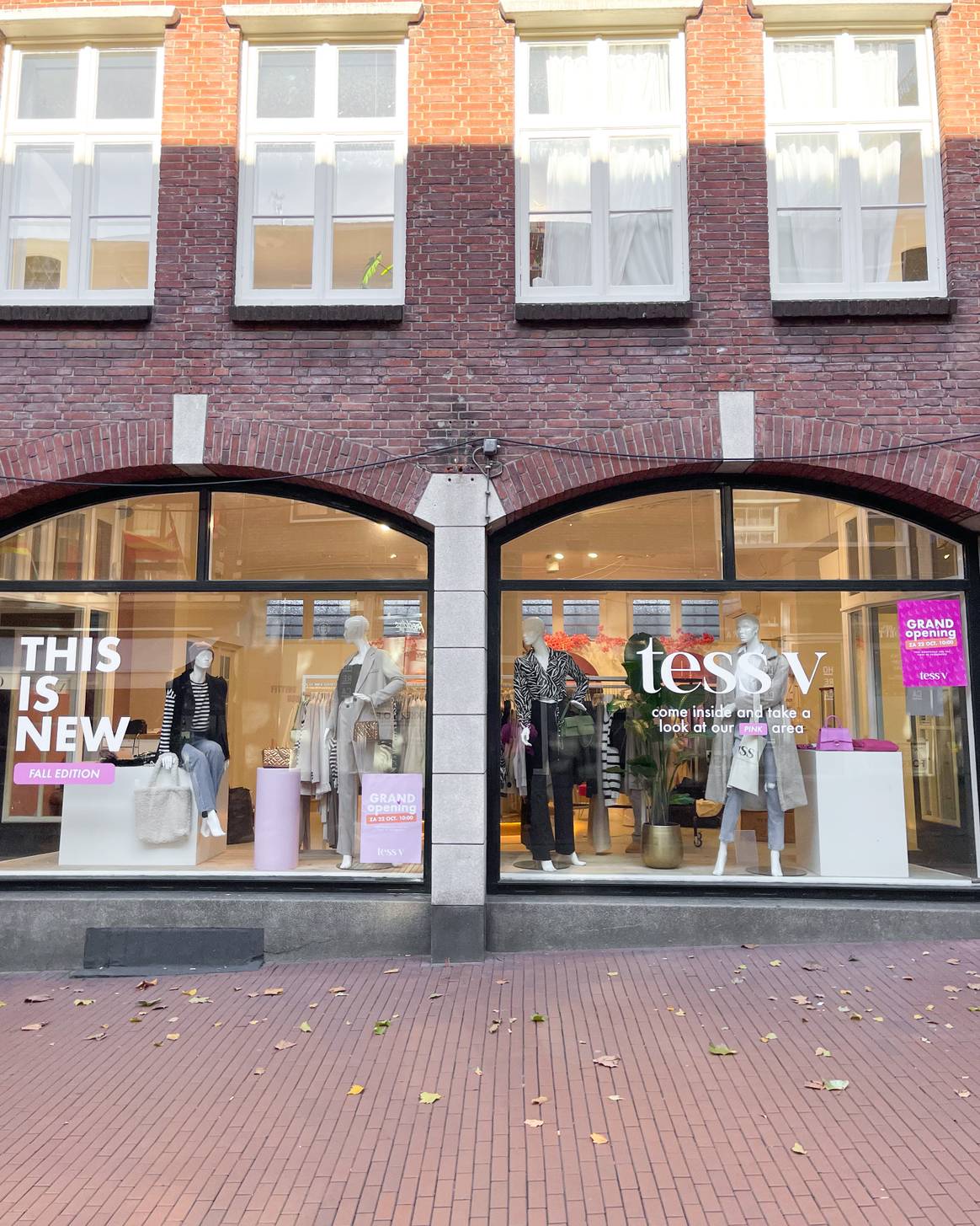 De eerste winkel van modemerk tess v. Beeld via tess v.