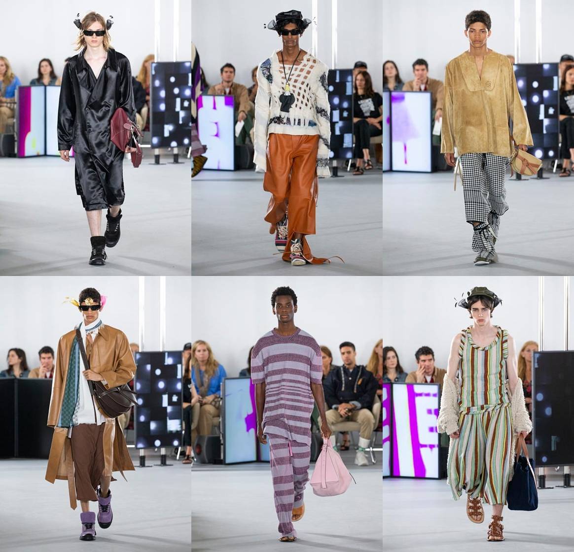 Caftanes, bolsos y artesanía: Loewe presenta en París su colección hombre SS-2020