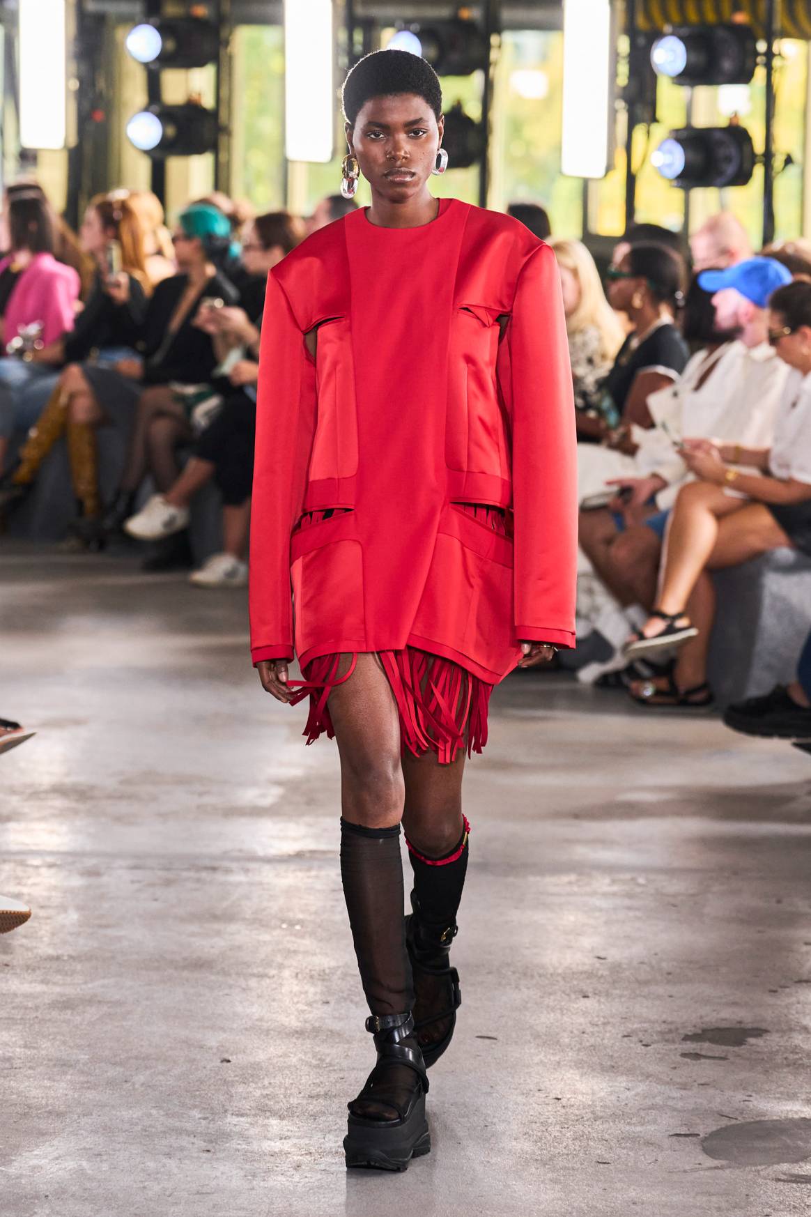 Victoria Fawole in Sacai ss24