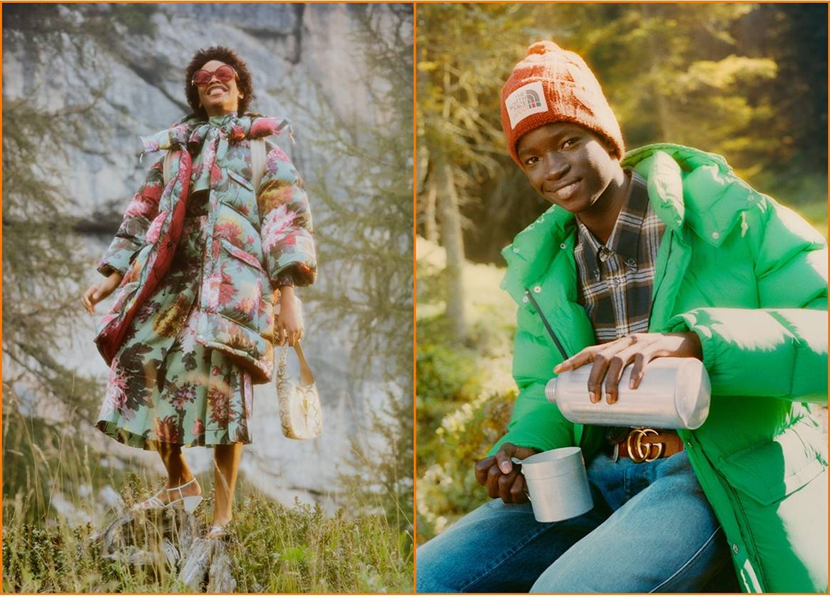 Slaapzakrokken en een logo-tent: de samenwerking tussen Gucci en The North Face