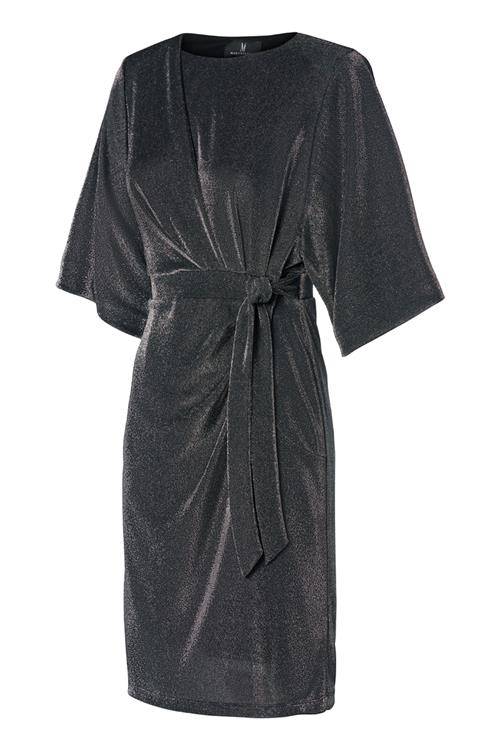 Milan Metallic Jurk Zilver | Mart Visser