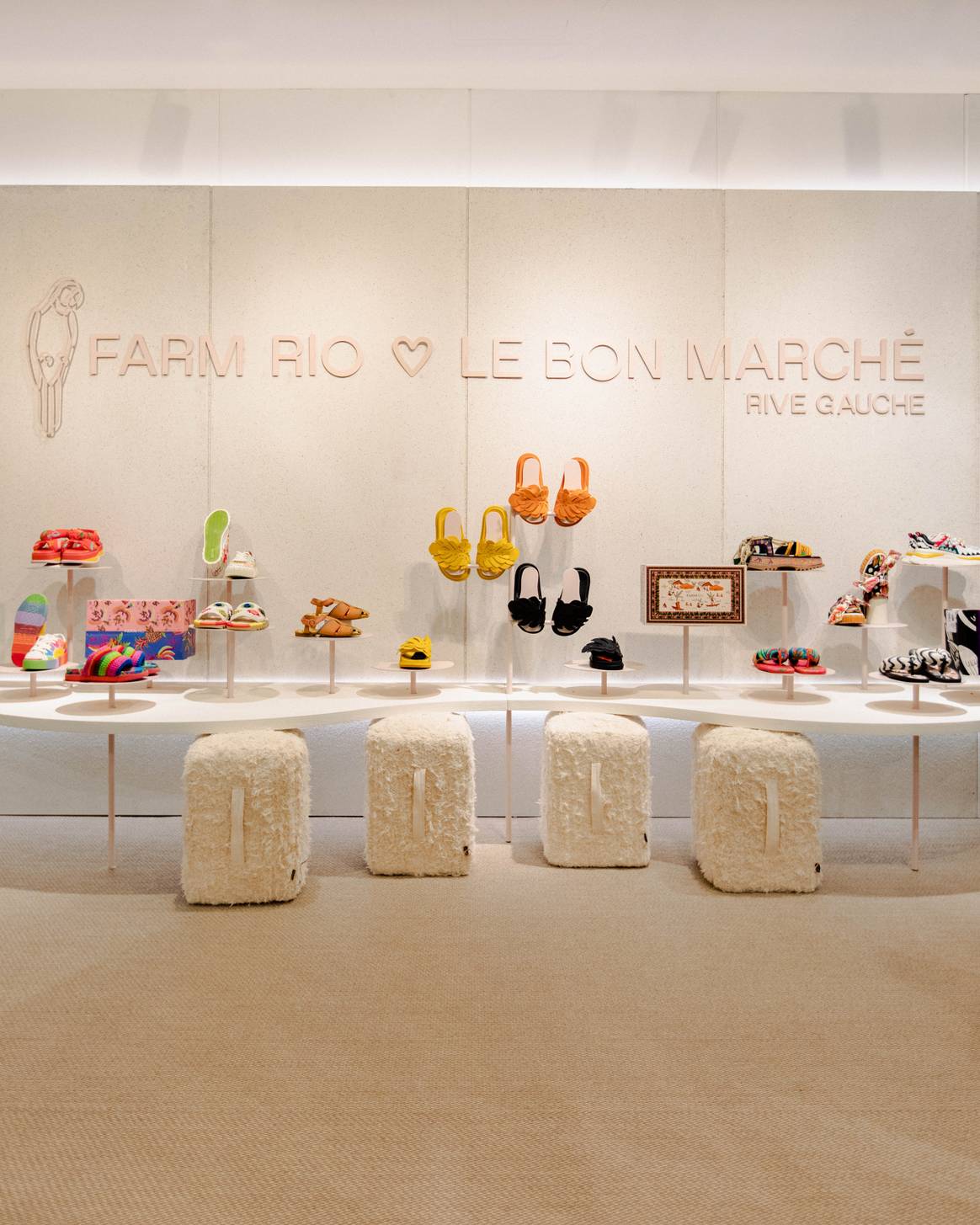 Pop-up Farm Rio au Bon Marché Rive Gauche, photo : Flavia Ribeiro, Farm Rio