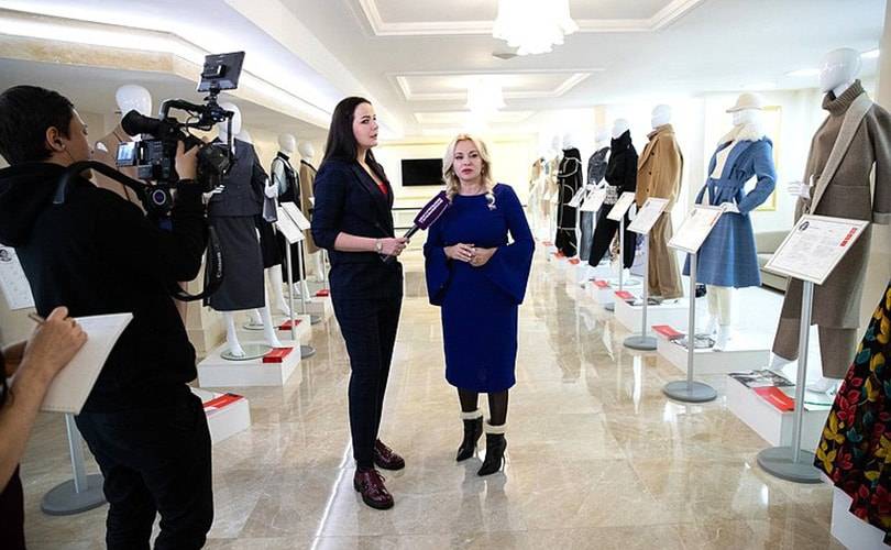 В Совете Федерации проходит выставка российских дизайнеров: фото