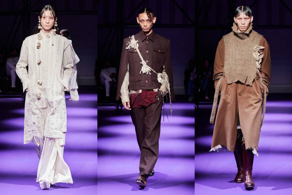 HEōS AW23 Rakuten FWT. Image: Rakuten Fashion Week Tokyo