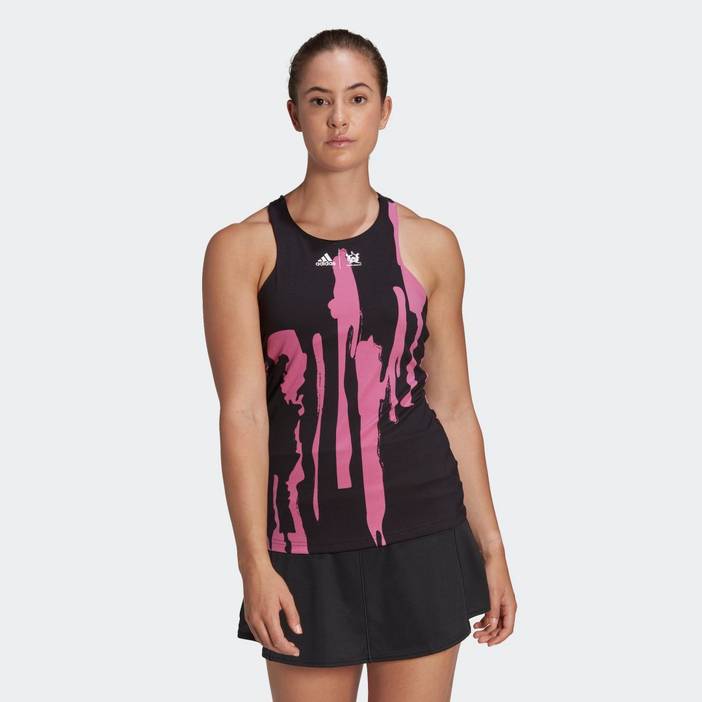 Thebe Magugu Tennis New York Y-Back Tanktop | Adidas