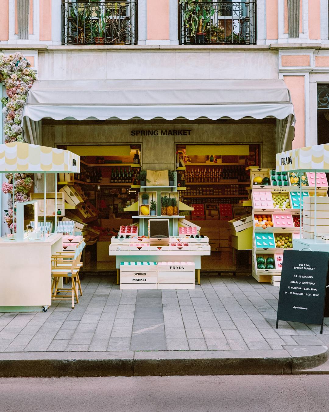 Prada Beauty Spring market