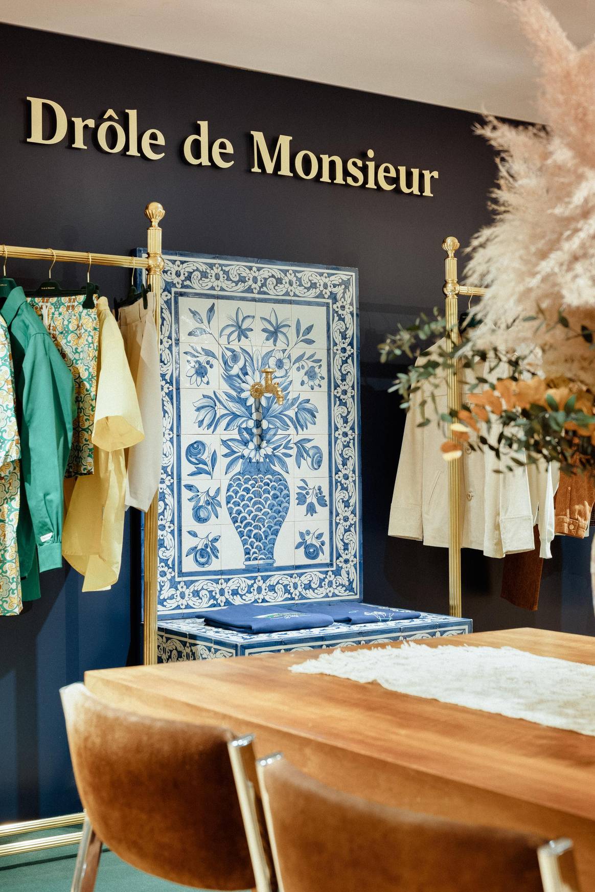 Pop up Drôle de Monsieur au Bon Marché. Crédit photo : Adrien Ozouf