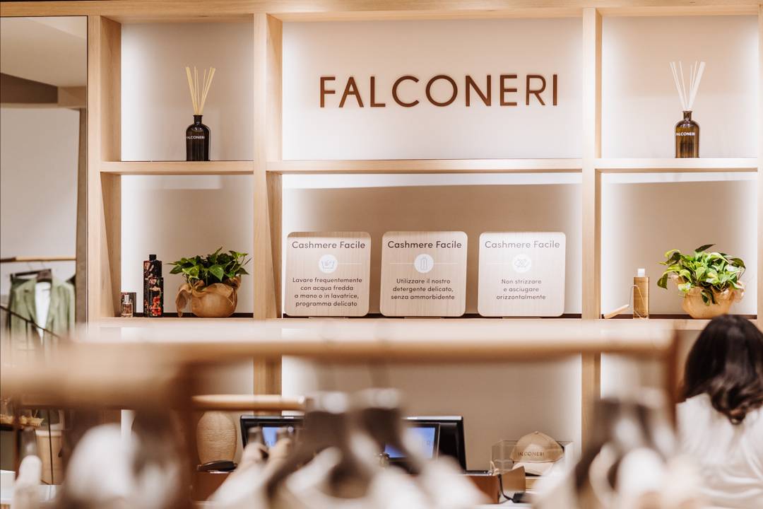 Il nuovo store di Falconeri