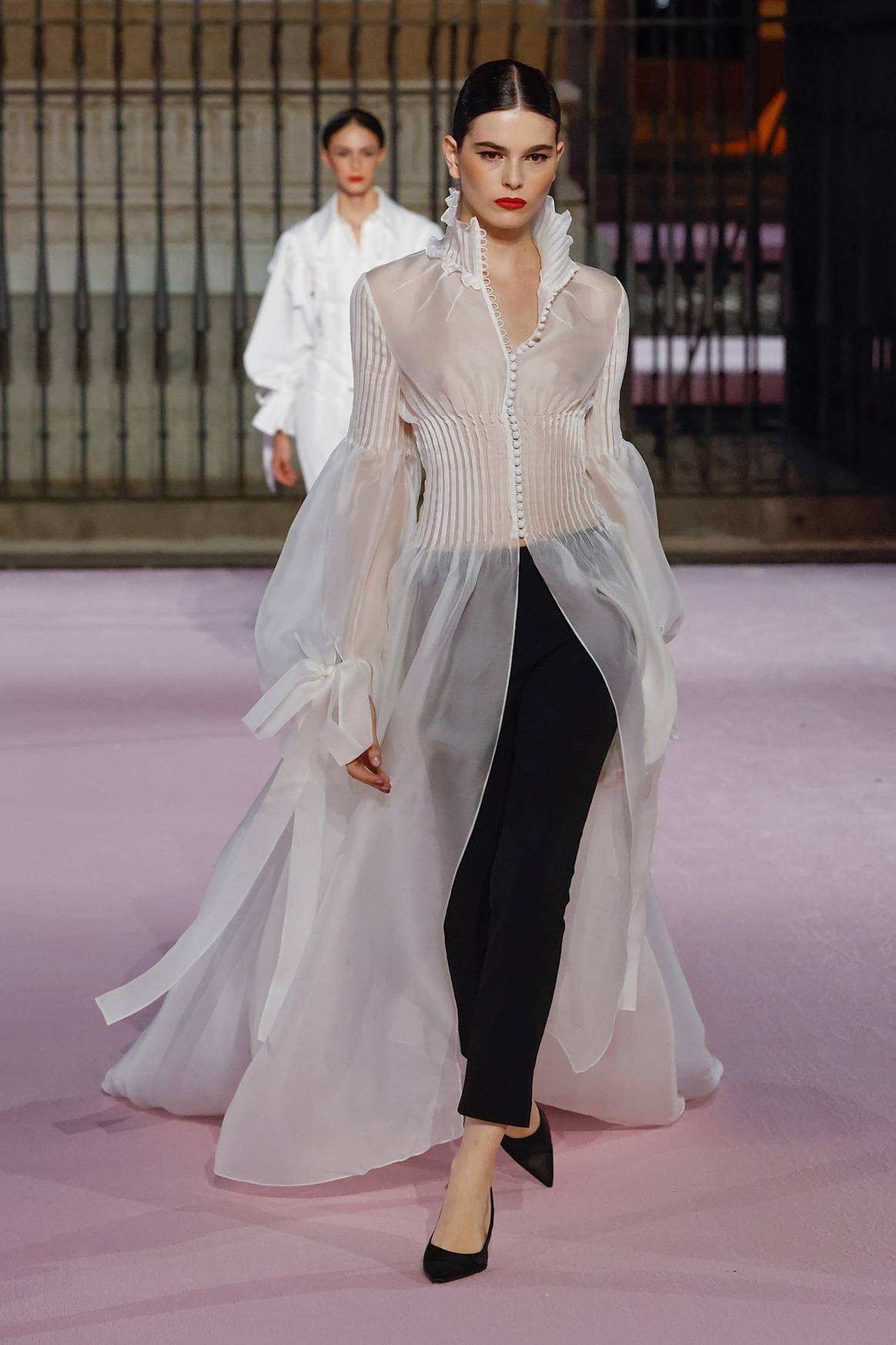 Carolina Herrera, presentación en la Plaza Mayor de Madrid de la colección Primavera/Verano 2026.